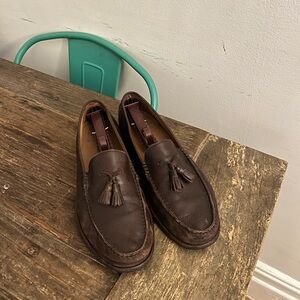 Cole Haan Dark Brown Tassel Loafers